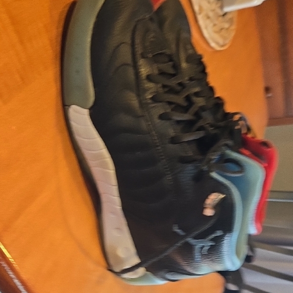 Black Sneakers with Red and Blue Accents - Picture 5 of 9